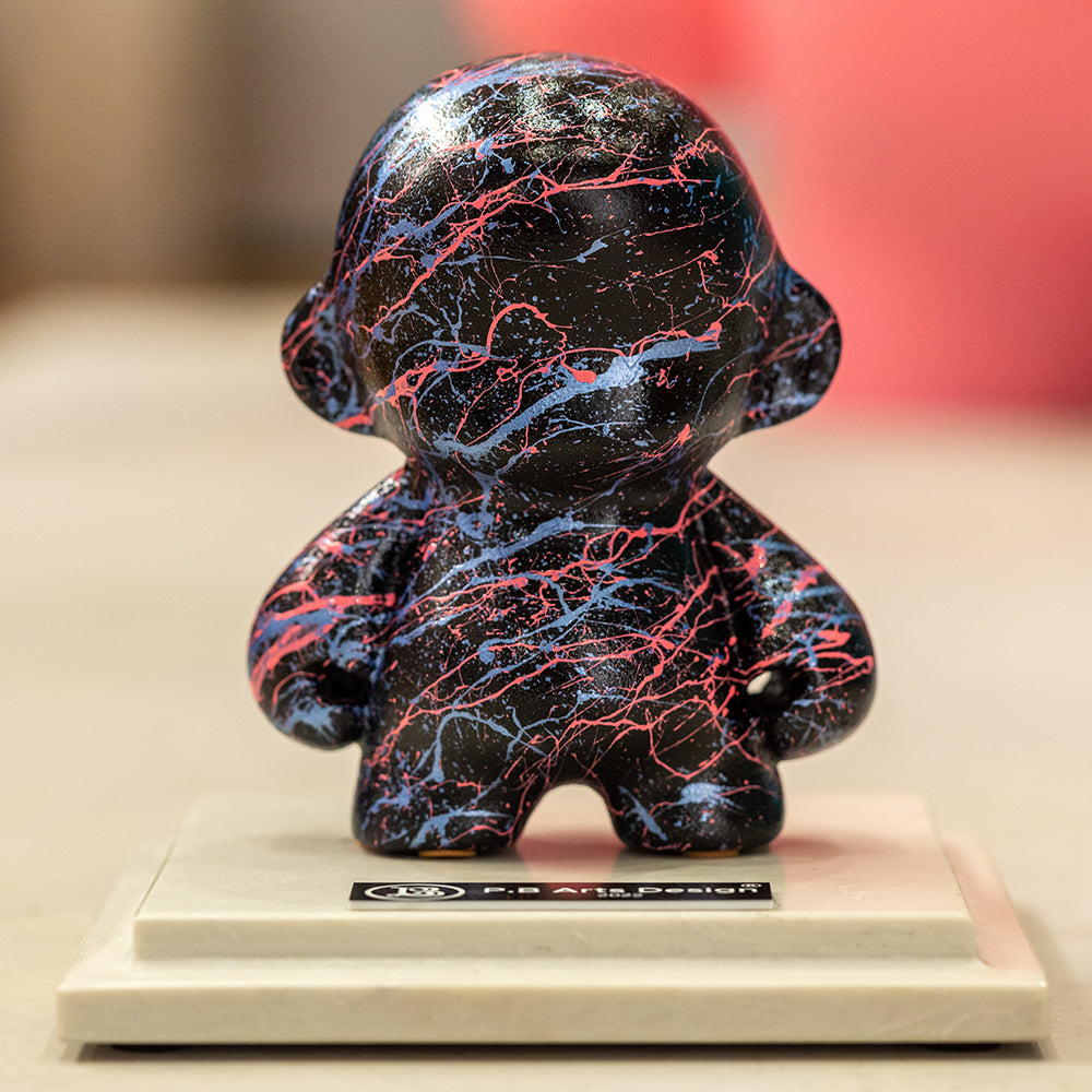 Mini Unny B Preto Rosa e Azul