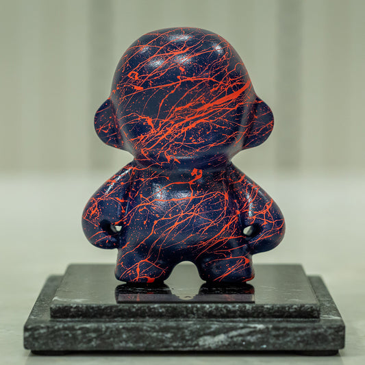 Mini Unny B Azul com Rosa Neon