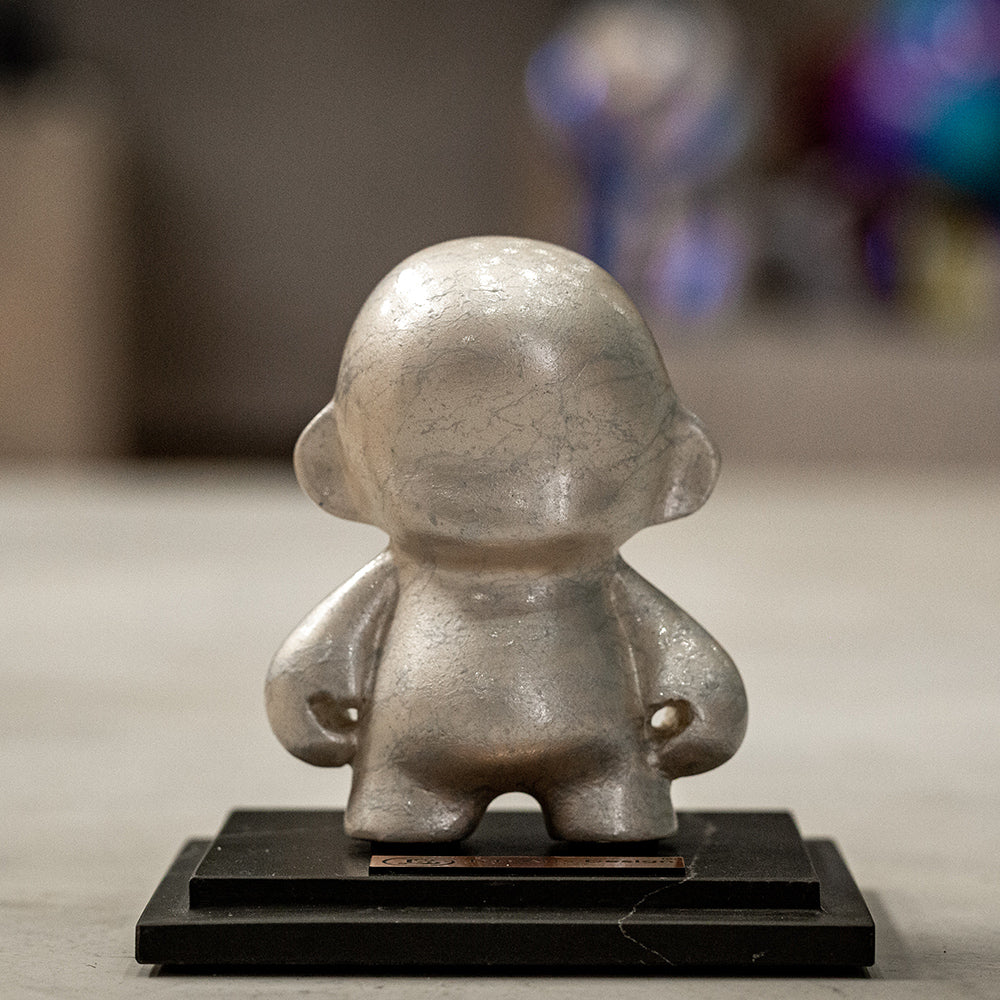 Mini Unny B Branco Pérola com Prata