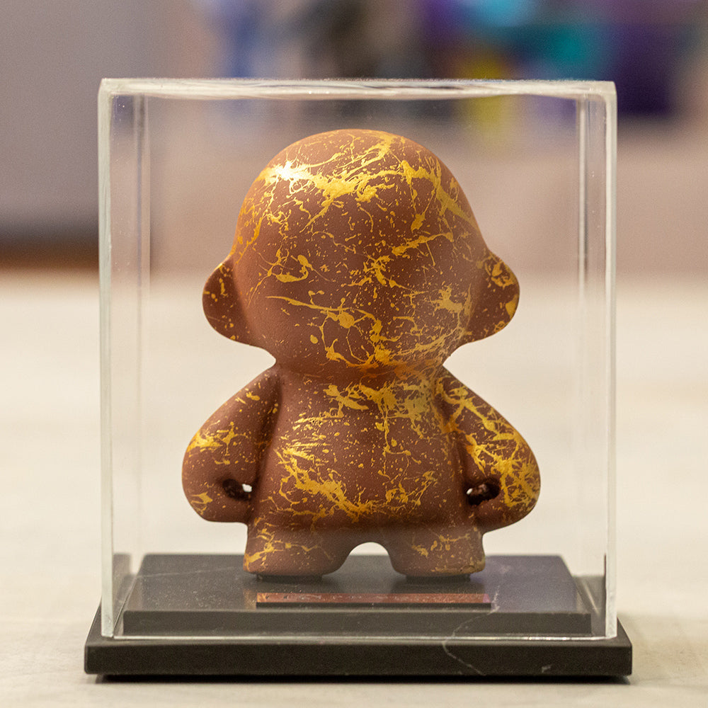 Mini Unny B Marrom com Dourado