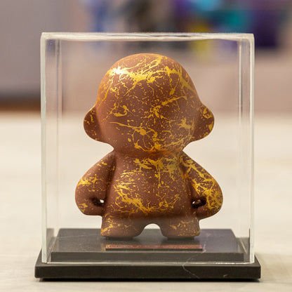 Mini Unny B Marrom com Dourado