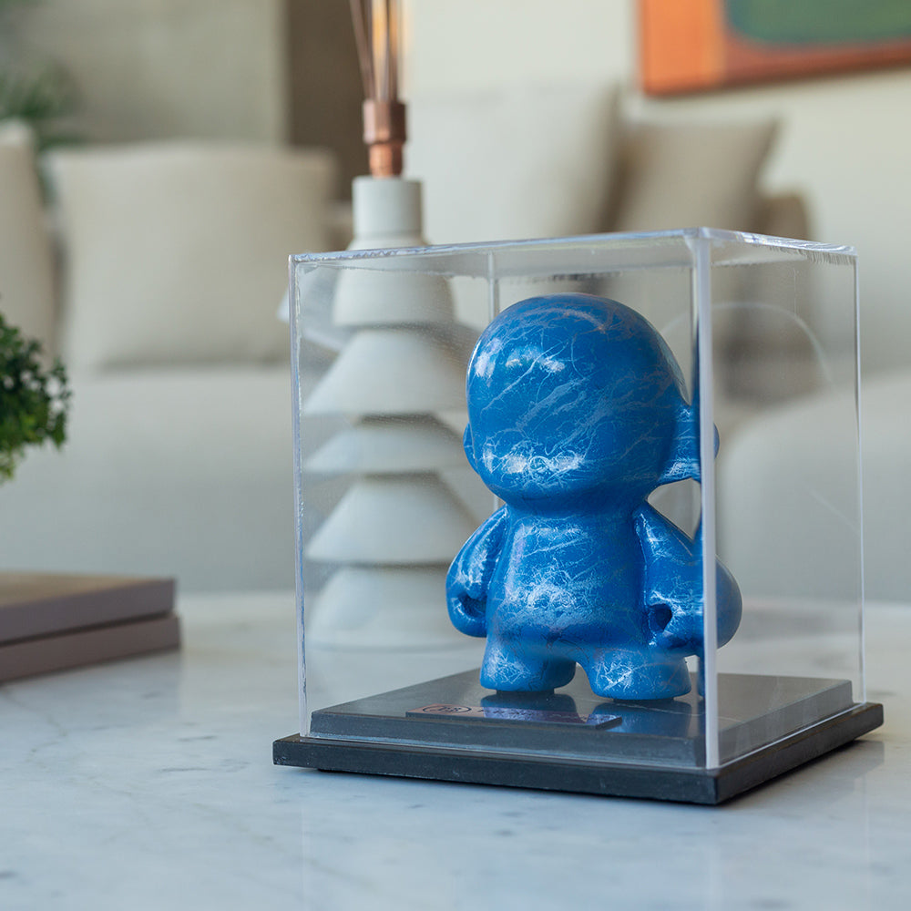 Mini Unny B Azul com Azul Metálico