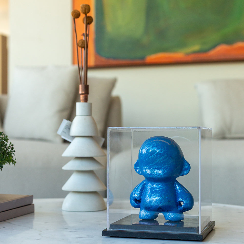 Mini Unny B Azul com Azul Metálico